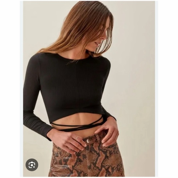 Reformation Tops - Reformation Pauline Wrap Top - Size Small
